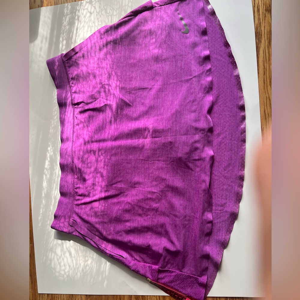 Nike Golf Dri-Fit Skort Skirt Heathered Purple Lightweight Perforated Size XL - Picture 7 of 16